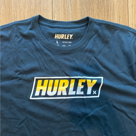 Hurley Blue Explore Adventure Tee NWT - Picture 2 of 7